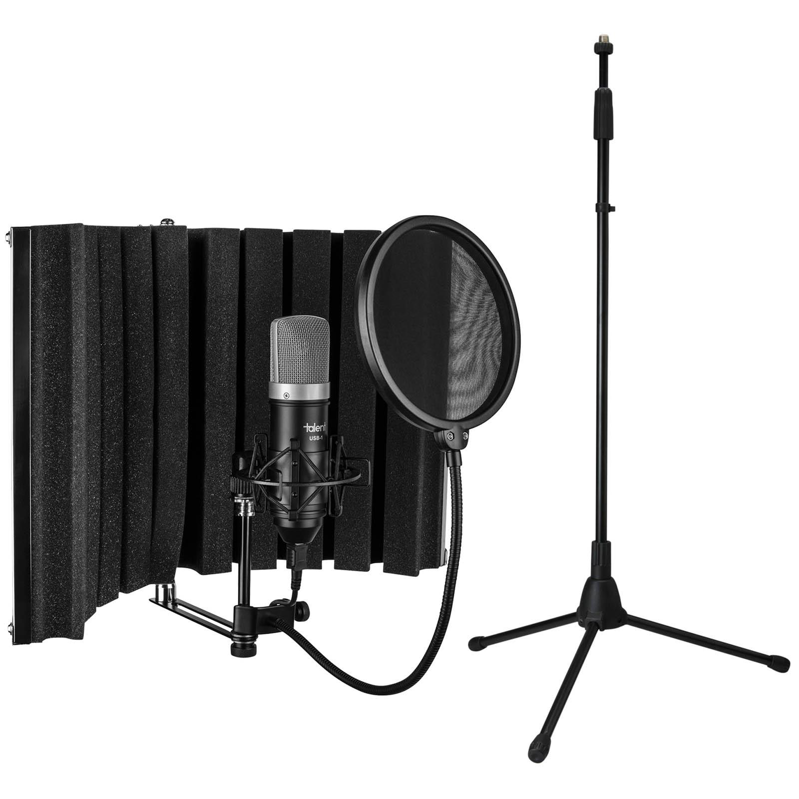 Studio Microphone with Stands+Microphone filter deals